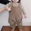 Loose and versatile corduroy outdoor climbing suit