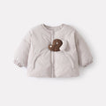 Down Winter Jacket Set, Korean Style Warm Casual Three-Piece Outfit
