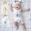 Baby Breathable Muslin Half-Back Legged Belly Warmer for Newborns