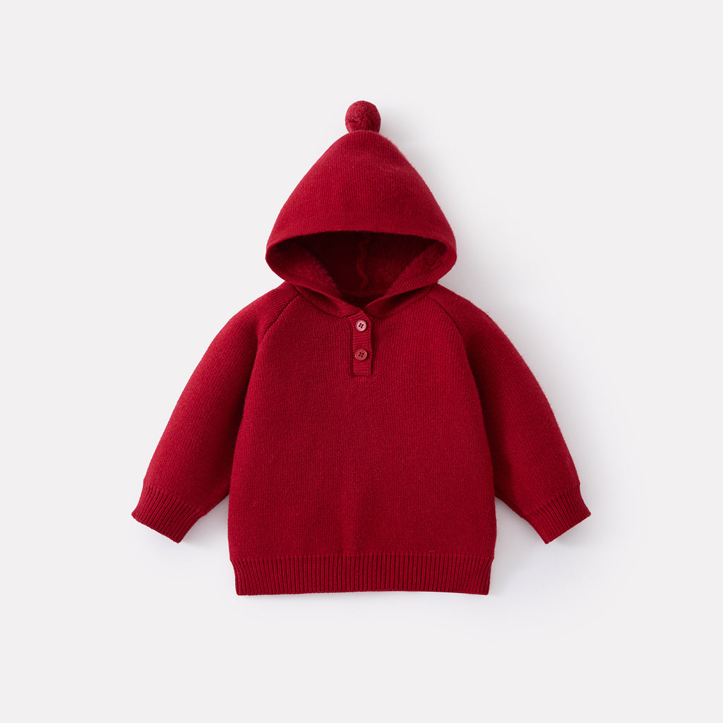 Cotton-Padded Fleece Letter Overalls Set with Hooded Sweater Two-Piece Outfit