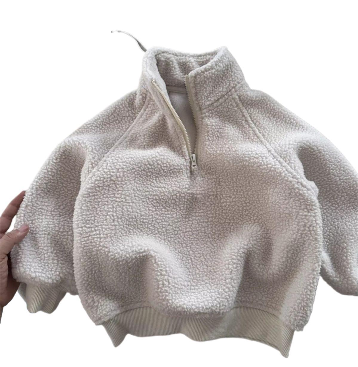 Baby embroidery pullover sweater children's hoodie