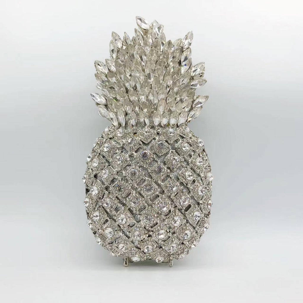 Pineapple Diamond Dinner Bag Fruit Party Banquet Full Diamond Handheld Bag
