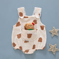 Cute Baby Triangular Romper Infant Bodysuit Newborn Cotton Muslin Onesie