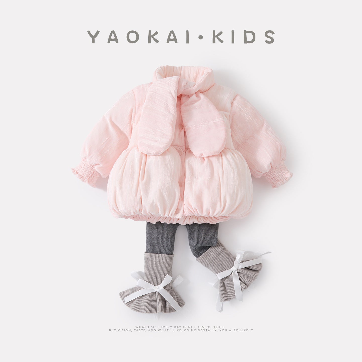 Fleece-Lined Thick Velvet Cotton Coat Set for Baby Girls, Two-Piece Outfit with Bottoms