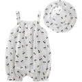 Cute Baby Romper for Girls, Princess Style Onesie, Lightweight Infant Bodysuit