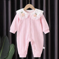 Baby Girl Romper Long Sleeve Infant Bodysuit Double Layer Seamless