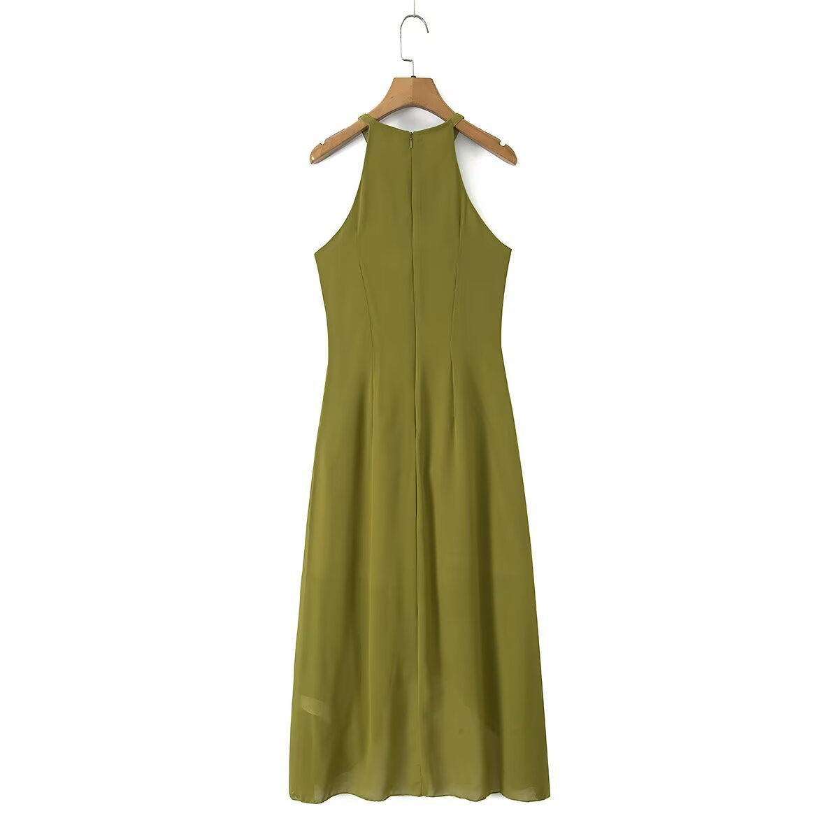 Mesh fabric layered decoration cake neck dress