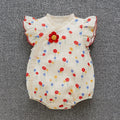 Baby Girl Triangular Romper Infant Bodysuit Newborn Baby Onesie Lightweight