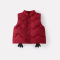 Thickened Vest Set for Toddlers and Babies, Boys' Outerwear with Fleece Hoodie and Pants
