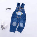 Children's Denim Pants Unisex Baby Overalls Infant Jumpsuit Toddler Coverall Loose Adjustable