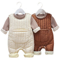 Two-Piece Set Fleece-Lined Thickened Pants for Boys and Girls